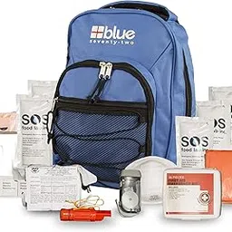Blue Coolers Blue Seventy-Two | 72 Hour Emergency Backpack Survival Kit for 1 Person | Survival Kit for Roadside, Earthquake, Tornado, Hurricane, and Other Emergencies-picture-66