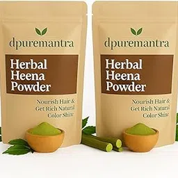 D Pure Mantra Herbal Heena Powder (Pack of 2) | 100% Natural Hair Color & Conditioner | Promotes Healthy Hair Growth, Reduces Dandruff & Adds Natural Shine – 200g Total-image-48
