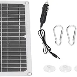 UniMarket Solar Charger Board, Semi?Flexible Solar Cell Panel 18W 12V for Car Boat Outdoor Supplies for Power Supply-picture-22