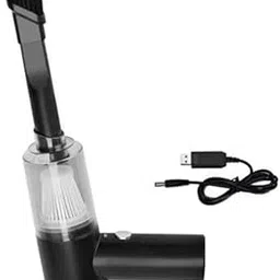 Drumstone 2 in 1 Vacuum Cleaner 120W||Handheld Vacuum Car Cleaner Air Duster Wireless Rechargeable Home Pet Hair Vacuum with Powerful Cyclonic Portable USB Vacuum Cleaner-image-0