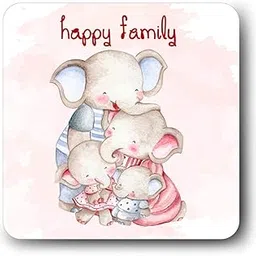 Giftcart Happy Family Fridge Magnet for Kitchen 9 x 9 cm, Best Fridge Magnet, Magnet for Fridge Door, Souvenir Fridge Magnets (Cute Happy Pig Family)-picture-28