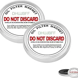 DHUJBFF Universal Oil Filter Magnet Protect Our Performance Engine,Magnets Ring Oil Filter,Fit - Most Cars and Trucks 2PCS-image-24