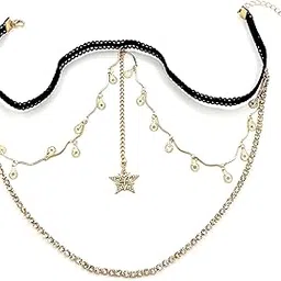 ftk Star-Shaped Thigh Chain | Rhinestone Tassel Leg Chain for Women & Girls-picture-15