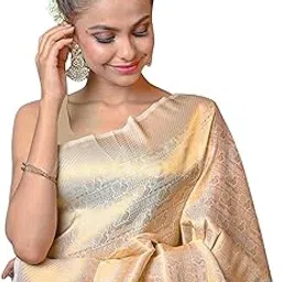 siril Women's Kanjivaram Soft Silk Saree Pure Silk with Unstitched Blouse Piece-picture-13