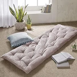 INDIAN DECOR. Cotton Floor Pillow Cushion, Single, grey, Set of 1-picture-61