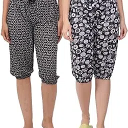 Luma WomenPrinted Capri Pack of 2-picture-17