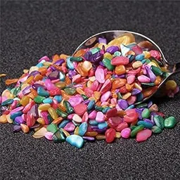 VGreen Garden Pebble Stones 1 Kg (Mixed Color Chips)-picture-27