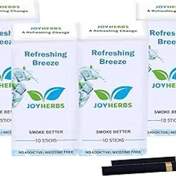 JOYHERBS Herbal Cigarettes - 100% 100% Tobacco And Nicotine Free Refreshing Breeze Flavour (40 Sticks) - Made with Ayurvedic Herbs(Tobacco Alternatives) | Non Addictive-picture-34
