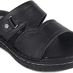 red chief Leather casual slippers for men image 1