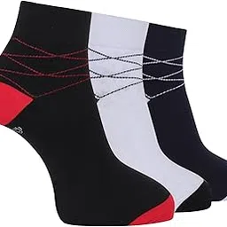 dollar Woollen Ankle Length Socks for Men's Free Size In (3 Pair)-picture-36