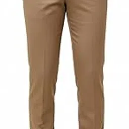 Men's Slim Fit Formal Dress Pants, Khaki Business Trousers, Classic Flat Front, Professional Wear-picture-40