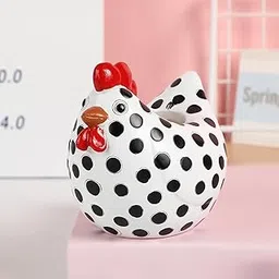 UJEAVETTE Rooster Planter Garden Planter Decorative Flower Pot for Home Office Kitchen-image-85