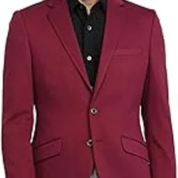 parx Men Urban Fit Solid Pattern Terelyne Rayon Spandex Blend Notch Lapel Full Sleeve Casual Jacket-picture-13