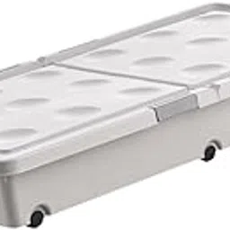 TRENDIVIBE Under Bed Storage Box Multipurpose Organization for Duvets Bedding Bed Sheet 100cmx50cmx13.5cm-picture-60