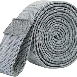 MILAAN Woven Cotton Blend Yoga Strap Stretch Out Dance Stretch Band Gray (54056494FEZ)-picture-18