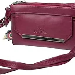 cserrey Women's Leather Sling Bag | Stylish Crossbody Purse for Ladies | Trendy Shoulder Bag with Adjustable Strap | Multi-Pocket Handbag for Travel, Casual & Everyday Use-picture-52