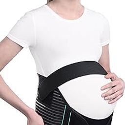 TYNOR Pregnancy Support | Maternity Belt for Lower Back Pain Relief & Posture Support | Adjustable, Comfortable Design for Pregnent Women | Pack of 1 (Black, XXL)-picture-41