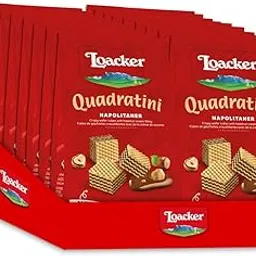 Loacker Quadratini Napolitaner(Hazelnut) - 125g, Italy (Pack of 18)-picture-15