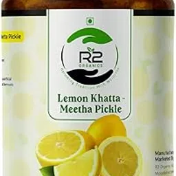 R2 Organics Lemon Pickle Sweet and Sour (Nimbu Ka Khatta Meetha Achhar) | Oil Free & Vinegar Free Lime Pickle | Handmade, Fresh with No Artificial Preservatives | Hygienic Process | Sun Dried| Organic | Glass Jar (250 g)-picture-15