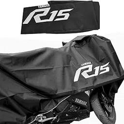 R.J.VON Bike Body Cover Printed Black for Yahama R15 V4,M4 Medium-picture-34