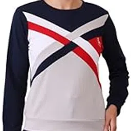 Jhoomantroo Women's Round Neck Sweatshirt Full Sleeve Pullover, Soft Cotton Blend, Casual Winter Wear for Everyday & Lounge-picture-28