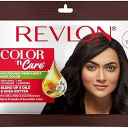 Revlon Color 'n Care Permanent Hair Color for Women -3 Darkest Brown | Blend of 4 oil's & Shea Butter| For Silky, Shiny & Nourished Hair | 100% Grey Coverage in 5 Minutes | Ammonia Free-image-35