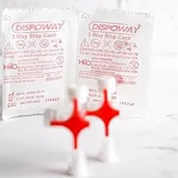Dispovan Dispoway Sterile Single use 3 way stop cock (pack of 50)-image-5