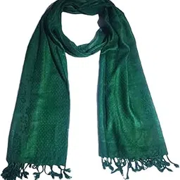 SABA Women And Girl's Fancy Viscose Self Jaquard 3D Design Scarf, Stole-picture-24