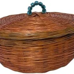 Bamboo Designer Basket With Lid for Home, Kitchen and Multipurpose usage-picture-61