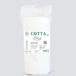 Big Leaf COTTA Absorbent Cotton Roll 200g | Soft, Pure, Hygienic & Microbiologically Tested Surgical Wool for Medical, Hospital, and Personal Care | Made in India-picture-36