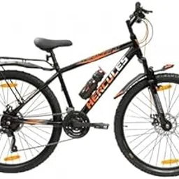 Hercules roadeo redeem Cycle in 26t Wheel Size with 21 Speed Gears with Carrier with Dual disc Brakes for Age Group 12+ Road Bike-picture-10