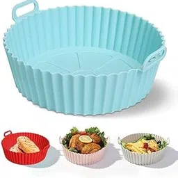 kunya® Air Fryer Liner Baking Tray Easy to Clean, Bottom, Air Fryer Liner Baking Tray, Nonstick Reusable Air Fryer Basket, Heat Resistance Small Size-image-4