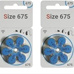 Hearing Aid Batteries- Size 675 (6 X 2 Pack) 12 Pcs-image-95