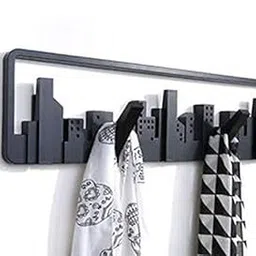 VATTU European Creative Decoration Wall Hooks Hangers Coat Rack Scalable Coathook Wall Shelf Hook Wall-Mount Multi-Hook for Clothes/Coat/Key Rings/Scarf/Stoles-picture-54