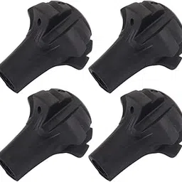 BESPORTBLE 4Pcs Shockproof Trekking Pole Foot Covers Non- Slip Trekking Pole Pads-picture-10