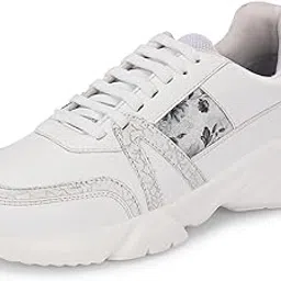 centrino Womens Casual Shoes | Colorblock Sneakers with Ultra Soft Cushion Lace-Up Shoes All-Day Comfort | Trendy & Lightweight Design | Low Top Flat Sole (7621)-picture-49