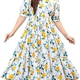 Women?s Cotton Floral Print Feeding Kurti | Soft Maternity Gown with Hidden Zippers | Breathable Nursing Dress for Pregnancy & Motherhood-image-84