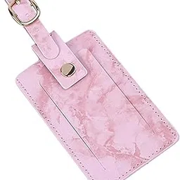loom tree Passport Cover and Luggage Tag Set Travel for Unisex Registration Plate Pink-picture-12