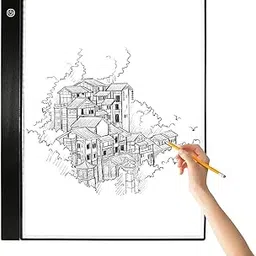 A3 LED Tracing Light Box Pad Graphic Tablet 4mm Ultra-Thin Drawing Board Copyboard 3 Levels Dimming with Separate Scale Plate Clips USB Cable for Artist Animation Designing Sketching Calligraphy-picture-17