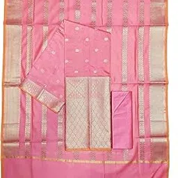 Unstitched Cotton Silk Salwar Suit Material-image-49