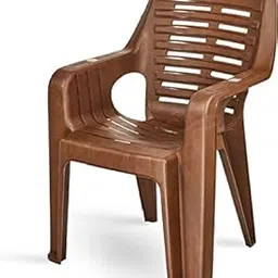 Highway Durable Supreme Sumo Virgin Quality Chair (Weight Bearing Capacity 200 kgs) (3 Years on Manufacturing defect) Plastic Outdoor Chair Brown (Pack of 1)-image-0