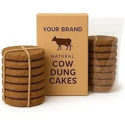 Natural Cow Dung Cakes for Traditional Pooja Rituals, Handcrafted Dried Patties, Traditional Religious Offering, Pack of 12-picture-14