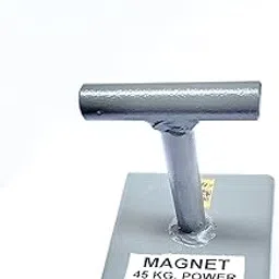 LOVELY® Carbon Steel Hi Power T Magnet 45 Kg for Lifting Capacity Square Set of 1-picture-13