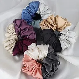 Silk Satin Scrunchies-picture-11
