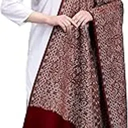 zamour Women's Woollen Woven Shawl with Ethnic Floral Motifs for Winter-picture-21