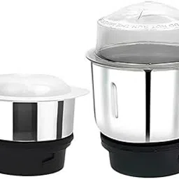 Stainless Steel Chutney Jar Coffee Jar Combo for Precision Grinding 400 ml & 600 ml Suitable for All mixer Grinder Efficient Blade with Sharp Cutting Edge Pack Of 2-picture-19