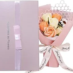 CALANDIS Scented Soap Roses Bouquet for Her Handmade for Women's Day | Floral Dacor | Home Dacor-picture-54