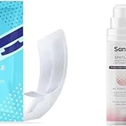 Sanfe Teeth Whitening Strips Brighter Smile Instantly Enamel safe whitens without sensitivity dentist approved Whitens in 30 minutes 7 Pairs Spotlite Sensitive Body Serum-picture-64