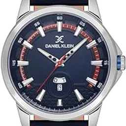 daniel klein Leather Blue Dial Premium Men's Analog Watch - DK.1.13737-4-picture-28