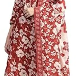 aavyora Women Maroon Floral Printed Kurta with Printed Pants & Dupatta Set-picture-25
